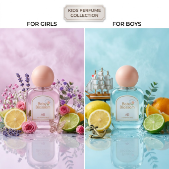 AR Perfumes Kids Perfume Collection – Gentle, Alcohol-Free Daily Fragrances for Boys & Girls (50ml)