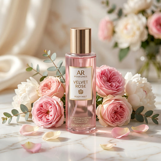 Velvet Rose Body Mist for Women 250ml – Long Lasting Rose Fragrance Mist